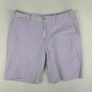 Bobby‎ Jones Shorts Mens 38 Purple Check 10" Inseam Casual Performance Chino